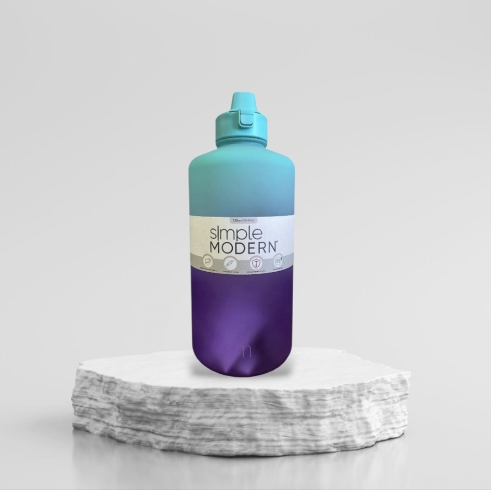 Ombre Water Bottle - Teal to Purple
